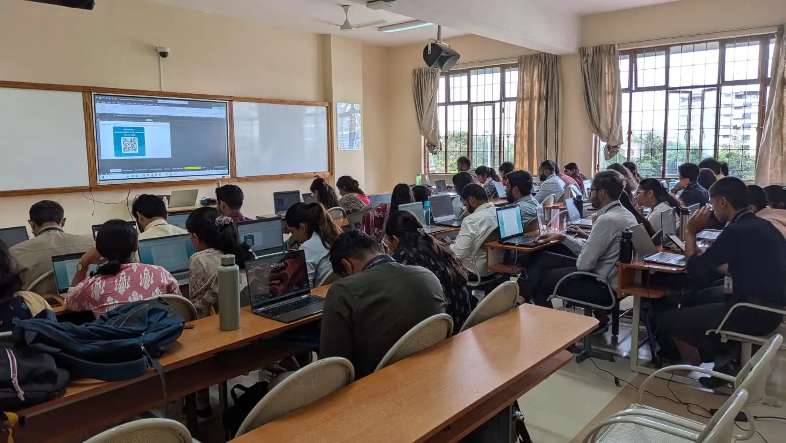 College workshop and group learning
